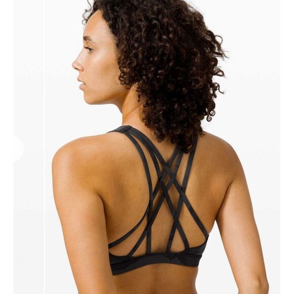 Lululemon Women's Free To Be Serene Bra Size 12 Light Support C/D Cup Camo - Picture 2 of 5